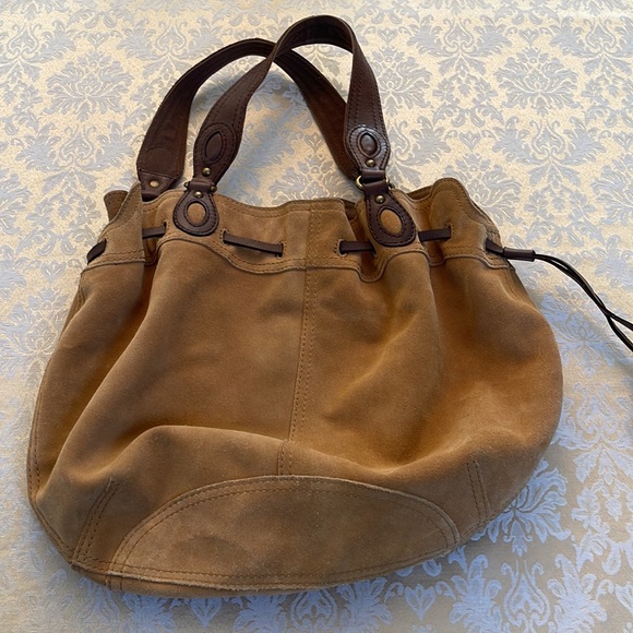 Lucky Brand 100% suede large hobo bag - Picture 4 of 12